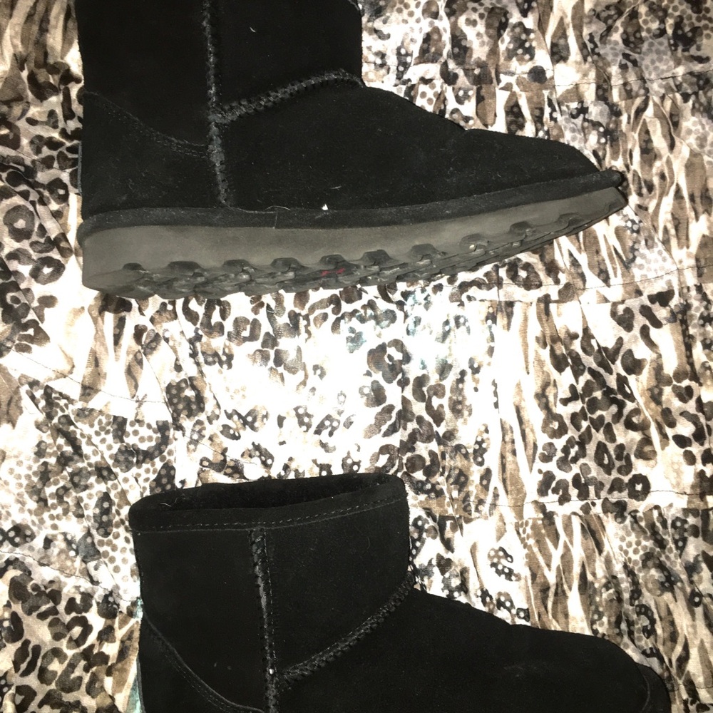 Black Suede Women’s Short UGG Boots - Soft Lining